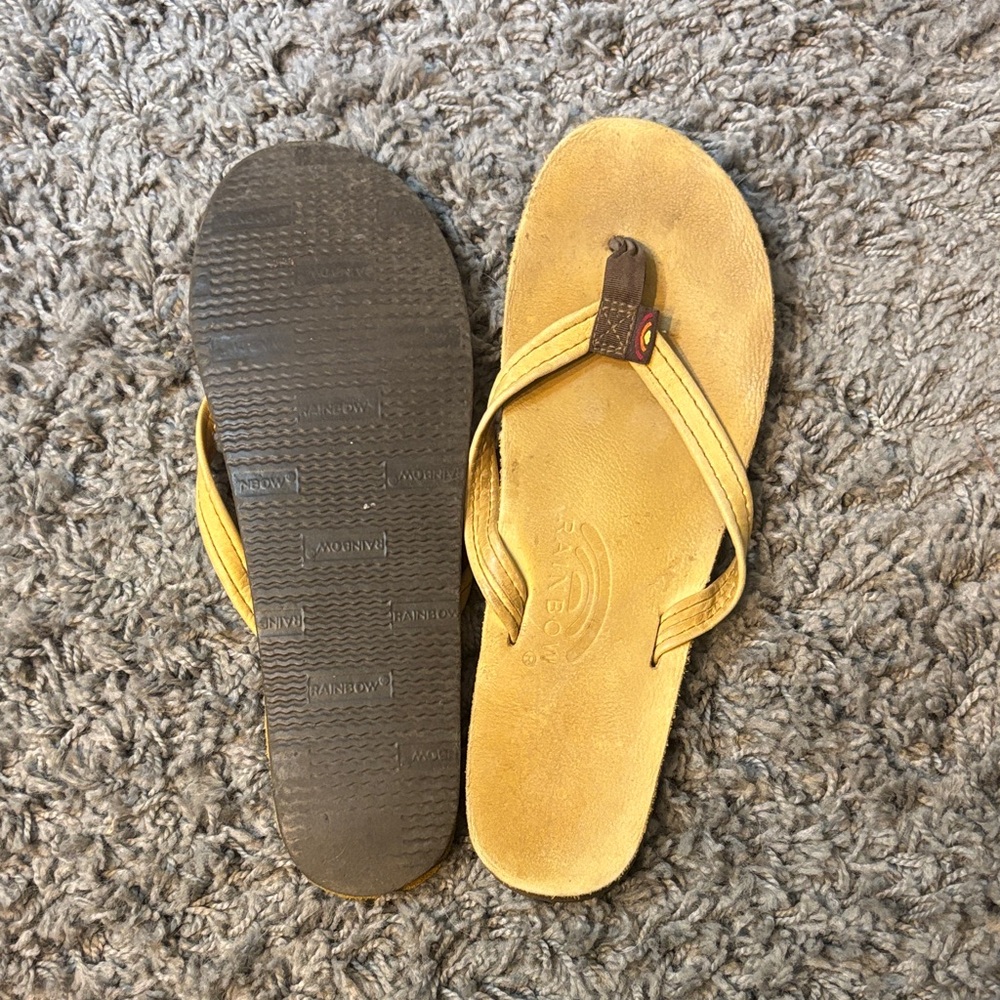 Rainbow Yellow Sandals
